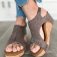 😍Oferta de tiempo limitado—Sandalias ortopédicas con velcro y cuña cómoda para mujer
