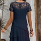👗✨ Vestido Midi de Malla en Capas para Mujer 💫 Ligero, Elegante y con Movimiento | Silueta Favorecedora💖