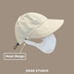 💗👒Sombrero de protección solar de cara descubierta a prueba de rayos ultravioleta🌞