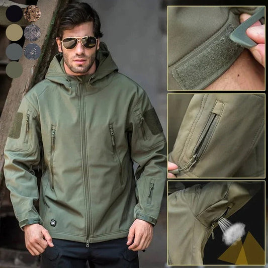 Chaqueta exterior impermeable para hombre Softshell impermeable y ligero