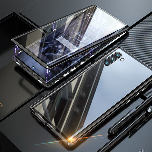 Funda Magnética de Cristal Templado de Doble Cara para Samsung