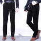 Pantalones Largos Rectos de Pana Elástica para Hombre